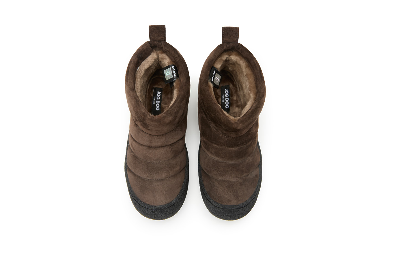 полусапоги 30288AW-1938 темно-коричневый велюр, фото 4